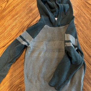 Cat & Jack Boys Green Hooded Sweater